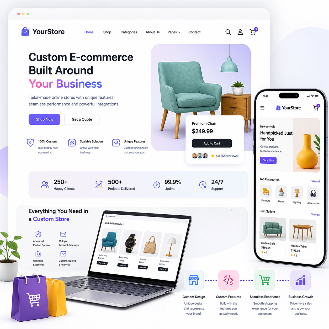 Custom E-commerce